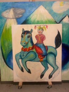 Read more about the article How did the blue horse with the rider without arms get into my apartment?